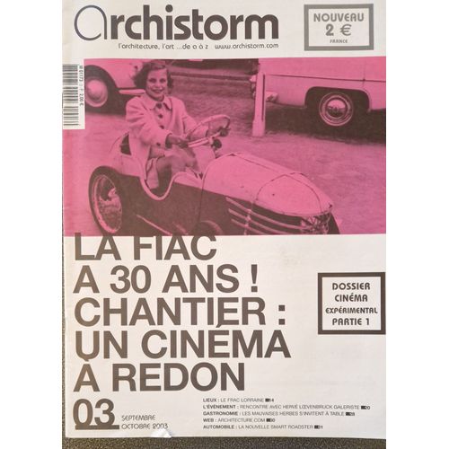 Archistorm 03 Septembre Octobre 2003