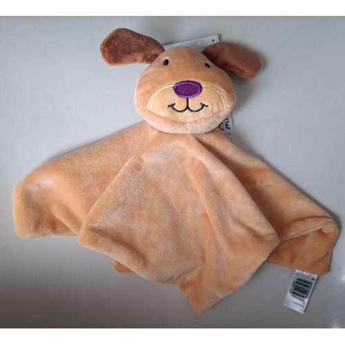 Doudou mouchoir - Chien - Marron clair - Dès la naissance