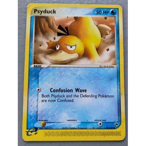 Pokemon Psykokwak Psyduck 73 / 100 Tempete De Sable