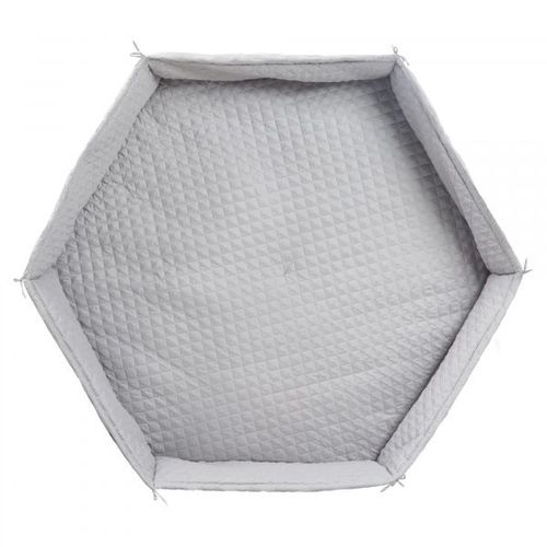Tapis De Parc Bébé Roba Style - Gris Argenté - Rembourrage Latéral Sécurisé