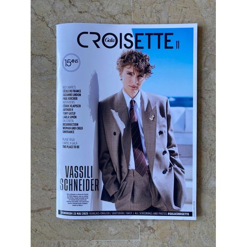 Gala Croisette N°11 Du 23 Mai 2025 - Vassili Schneider - Paul Kircher - Festival De Cannes 2025 -