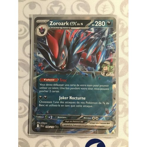 Zoroark Ex De N 098/159 Écarlate Et Violet Aventures Ensemble