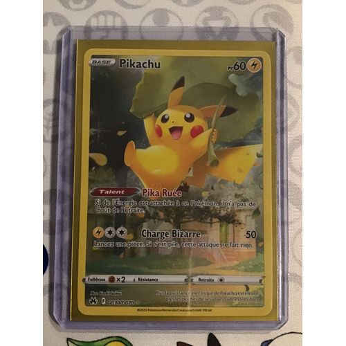 Pikachu Gg30/Gg70 Série Zénith Suprême