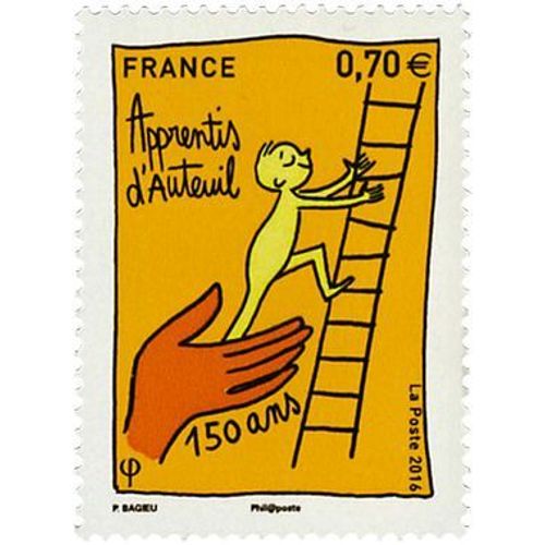 150ème Anniversaire De La Création De La Fondation "Apprentis D'Auteuil" Année 2016 N° 5037 Yvert Et Tellier Luxe