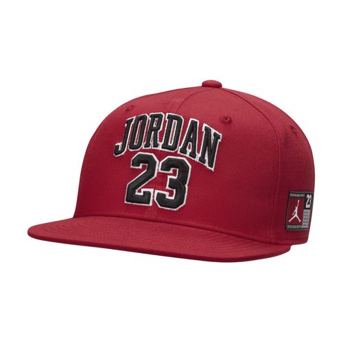 Casquette À Visière Plate Et Motif Maillot Jordan Pour Ado - Rouge - Taille Unique