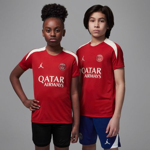 4e Haut De Foot En Maille À Manches Courtes Jordan Dri-Fit Paris Saint-Germain Strike Pour Ado - Rouge - L