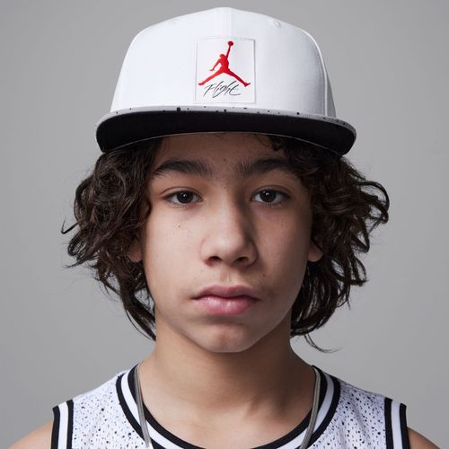 Casquette À Visière Plate Retro 4 Jordan Pour Ado - Blanc - Taille Unique