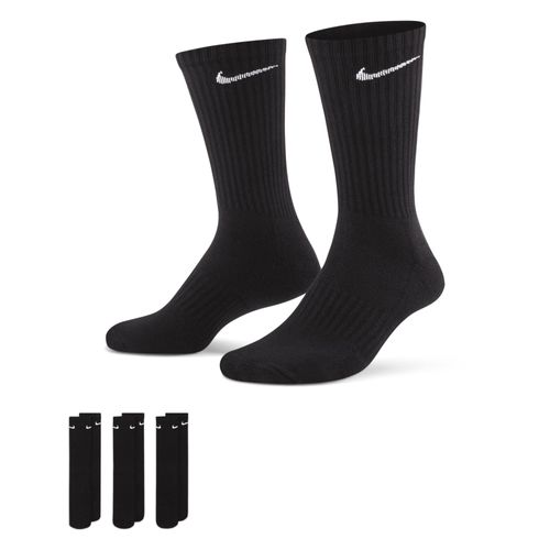 Chaussettes De Training Mi-Mollet Nike Everyday Cushioned (3 Paires) - Noir - 42-46