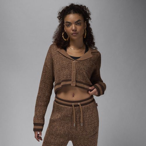 Cardigan En Maille Air Jordan Pour Femme - Marron - M (Fr 42-44)