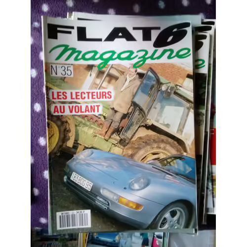 Flat 6 Magazine 35 De 1994 Carrera,356a Coupe,Carrera 3.2,Strosek,911 2.0 Vec Gts,914/4 2.0,