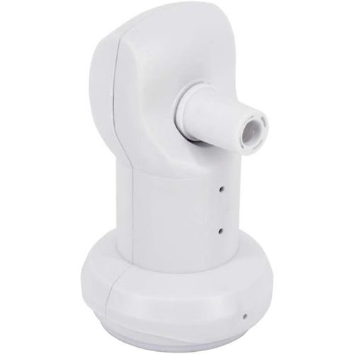 GOTHICANA BY EMPPremiumx Single Lnb Pour 1 Utilisateur - Convertisseur De Signal Tv Avec Protection Météorologique - Lnb Satellite Numérique Blanc - Dvb-S2 8K Uhd 4K Full Hd