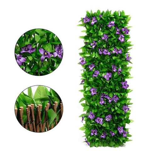 Haie De Lierre Artificielle, Panneaux De Clôture De Cuir Oral Elu Vert, Faux Écran De Confidentialité Pour La Maison, Jardin Extérieur, Décoration De Délégations