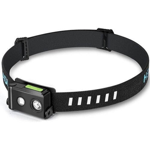 Gothicana By Empgen 2 Lampe Frontale À Del Légère 365 Lumens ¿ Lampe Frontale À 2 Lumières Blanches Et Rouges Pour Adultes Et Enfants ¿ Équipement Essentiel De Randonnée Et De Camping ¿ H11