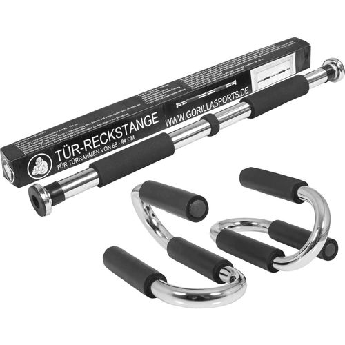Barre De Traction Fixe De Porte + Push Up Stand Bar - Poignées D'appui Pour Les Pompes