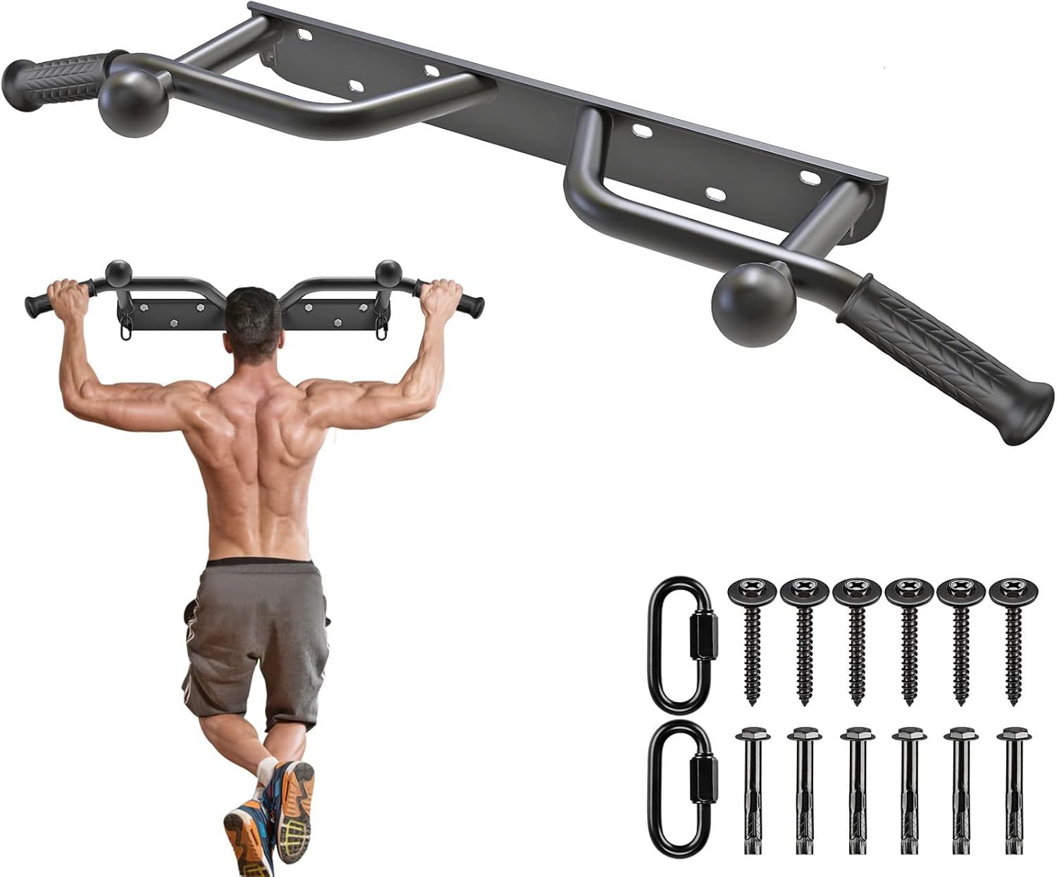 Barre De Traction Murale Robuste, Barre De Traction Multifonctionnelle, Barre De Traction Portable, Système De Musculation Pour La Maison