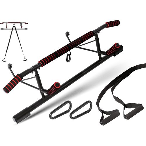 Barre De Traction Pour Cadre De Porte Sans Vis - Barre De Traction Avec Boucle D'entraînement - Charge Imale 200 Kg - Porte De Traction - Pour Tractions