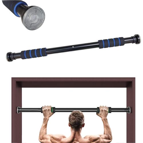 Ffitnes Sbarra 2-Way Barre De Traction Pour Porte Mixte, Noir ¿ Gris, Taille Unique
