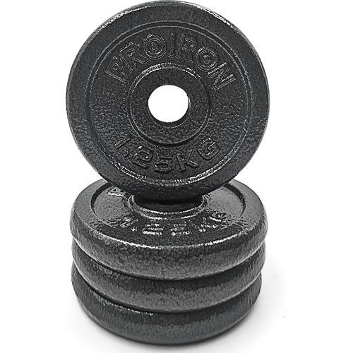 Lot De Disques De Poids En Fonte Pour Guidon D'haltères De 2,5 Cm 4 X 1,25 Kg