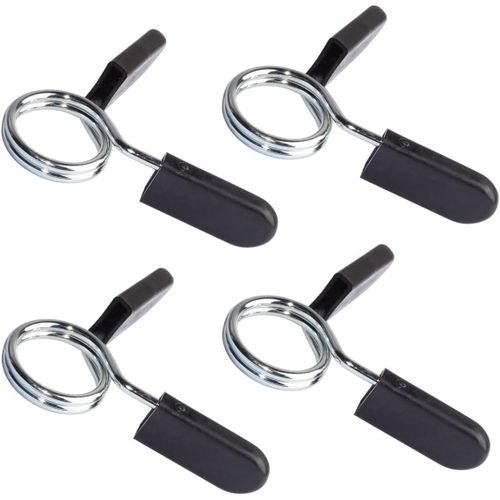 4pcs Pinces À Ressort Pour Poids Haltères, Pinces À Barre,Bague De Serrage,Serrure Clip Bague De Musculation,Pour Haltère Haltérophilie De Formationl(2,8 Cm)
