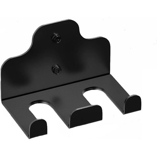 Support Pour Haltères, Support Mural Pour Barre De Gym De Garage, Support De Vertical Pour Barre, Revêtement En Poudre Noire, Accessoire De Gym À Domicile