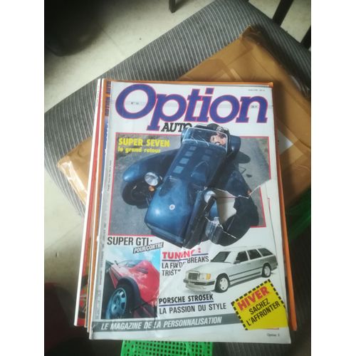 Option Auto 14 De 1986 Porsche 928 S4 Strosek,944 Gcs,Tvr,Kawasaki Gpz1000rx,Honda Vfr750,Bmw K75s,Donkervoort S8,S8a,Martin Ttm