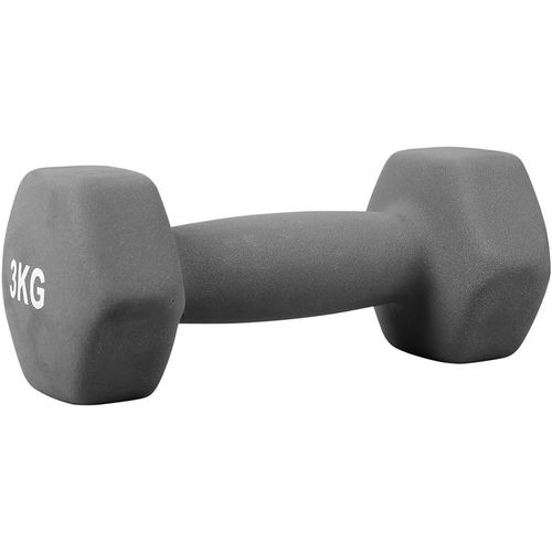 - Haltère, Haltère 3kg - Haltère Musculation - Poids 3kg - Couleur Gris - Facile À Util R & À Ranger - Pratique & Robuste - Pr En Main Confortable - Pour Renforcer Les Muscles Des Bras