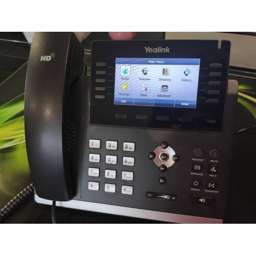 Yealink Sip deskphone / telephone de bureau T46G voip
