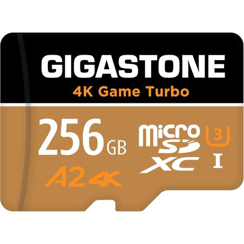 Cloudds_[5 Ans Récupération De Données Gratuite]Carte Mémoire 256 Go 4k Game Turbo,Professionnel Pour Gopro Drone Dji Switch,Vitesse 100 Mo/S. A2 U3 V30 Carte Micro Sdxc Avec Adaptateur Sd.-Gigastone