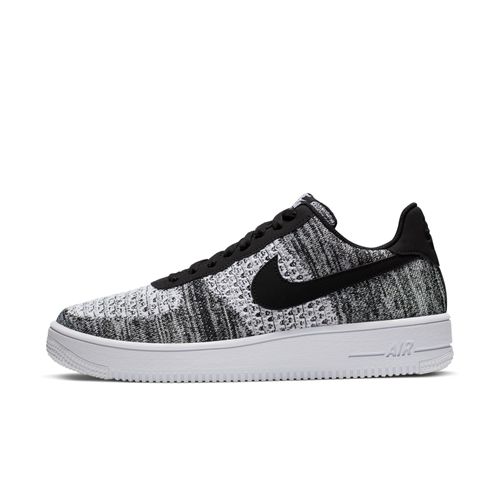Chaussure Nike Air Force 1 Flyknit 2.0 Noir/noir/blanc/pure Platinum Av3042001