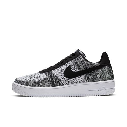 Chaussure Nike Air Force 1 Flyknit 2.0 Noir/noir/blanc/pure Platinum Av3042001