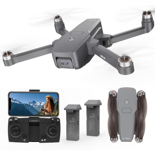 Cloudds_Drone Avec Camera 4k Moteur Sans Brosse 2 Caméras 40km/H Max Résistance Au Vent Classe 4 5ghz Fpv Drones Caméra Hd Quadcopter Rc Pour Adultes Débutants 2 Batteries Idea16-Morlyrctooy