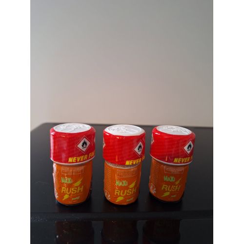 Poppers Maxi Rush En 20 Ml !!! Lot De 3 Flacons