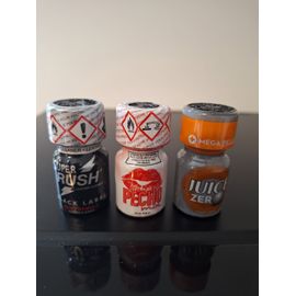 Poppers Super Rush Black Label - Pecho Moi - Juice Zero 10 Ml Lot De 3 Flacons