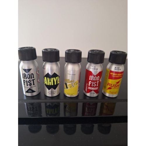 Poppers Iron Fist - Amyl - Rise Up Extreme - Iron Fist Ultra Strong - Rush Pocket