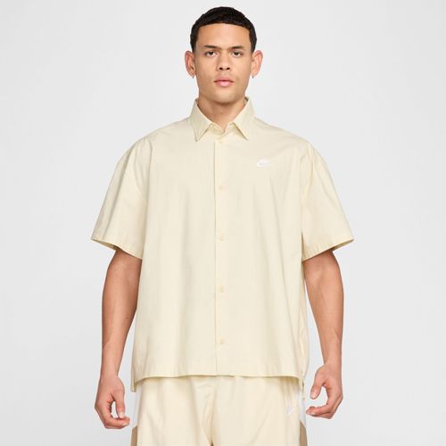 Chemise À Manches Courtes Et Boutons Nike Club Pour Homme - Marron - L