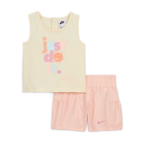 Ensemble Débardeur Et Short Nike Dri-Fit Sunny Swoosh Pour Bébé (12-24 Mois) - Rose - 24m