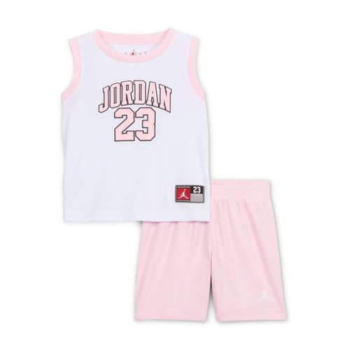 Ensemble Deux Pièces Avec Maillot 23 Jordan Pour Bébé (12-24 Mois) - Rose - 24m