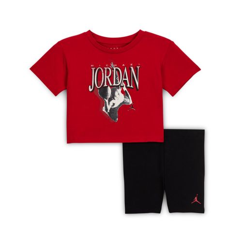 Ensemble Deux Pièces Avec Cycliste Retro 1984 Jordan Pour Bébé (12-24 Mois) - Noir - 12m