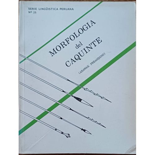 Morfologia Del Caquinte-Arawak Preandino.