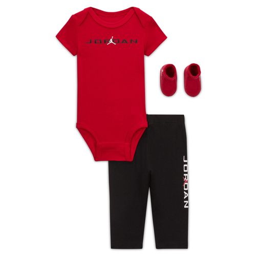 Ensemble 3 Pièces Jordan Baseline Pour Bébé - Rouge - 0-6m