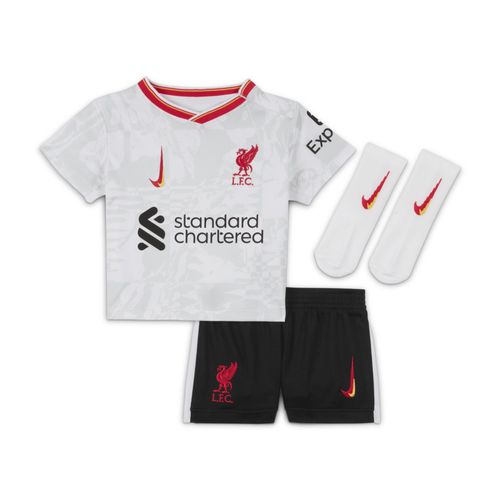 Ensemble 3 Pièces Nike Football Liverpool Fc 2024/25 Stadium 3e Tenue Pour Bébé Et Tout Petit - Blanc - 12-18m