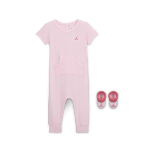 Ensemble 2 Pièces Avec Combinaison Manches Courtes Jordan Essential Pour Bébé - Rose - 0-6m