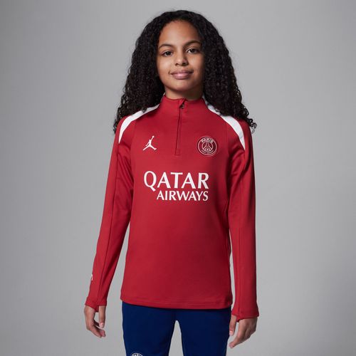 Haut D'entraînement De Foot En Maille Jordan Paris Saint-Germain Strike 4e Tenue Pour Ado - Rouge - Xs