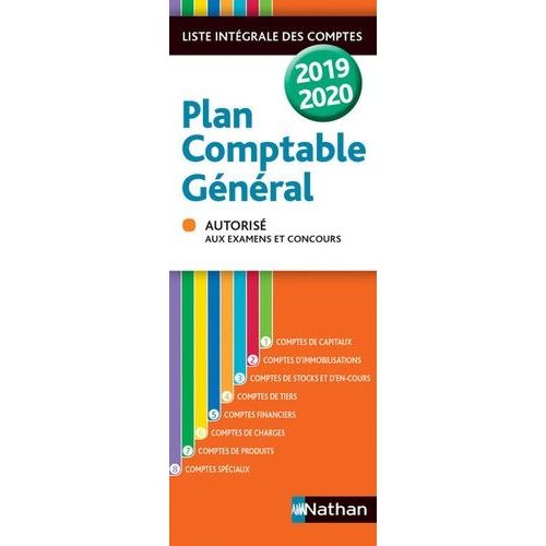 Plan Comptable Général - Liste Intégrale Des Comptes