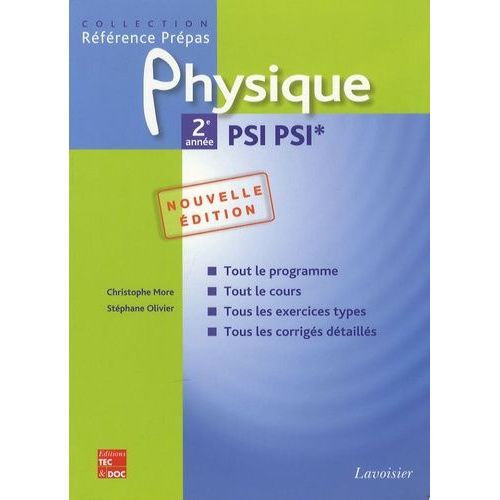 Physique 2e Année Psi Psi*