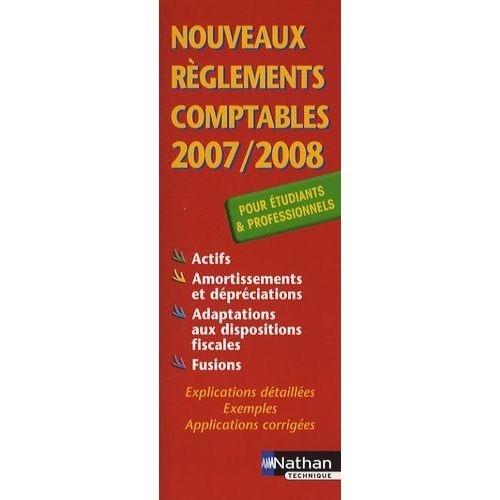 Nouveaux Règlements Comptables