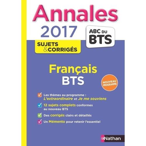 Annales Français Bts Tertiaires Et Industriels
