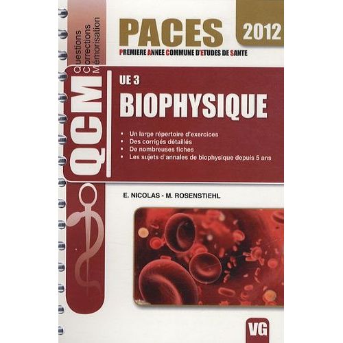 Biophysique Ue 3