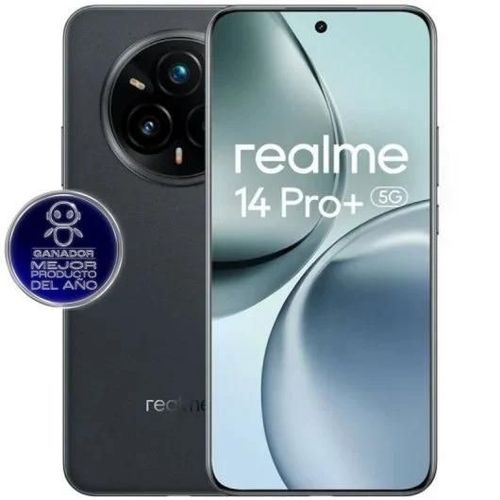 Realme 14 Pro Plus 5G 8GB/256GB Smartphone 6.83" 120Hz 80W Android 15 Gris + Cargador 120W