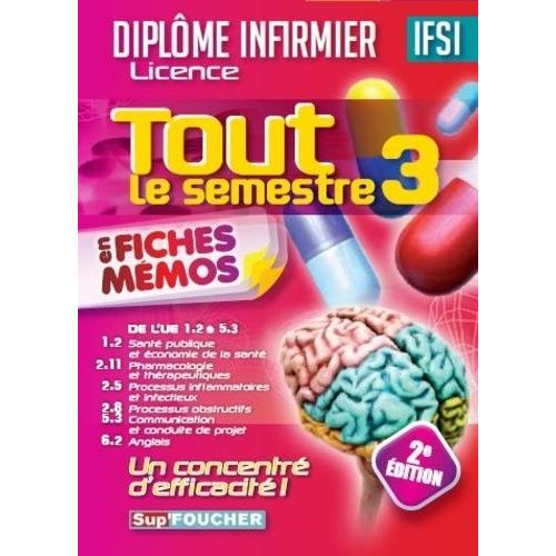 Tout Le Semestre 3 - En Fiches Mémos : De L'ue 1.2 À 5.3